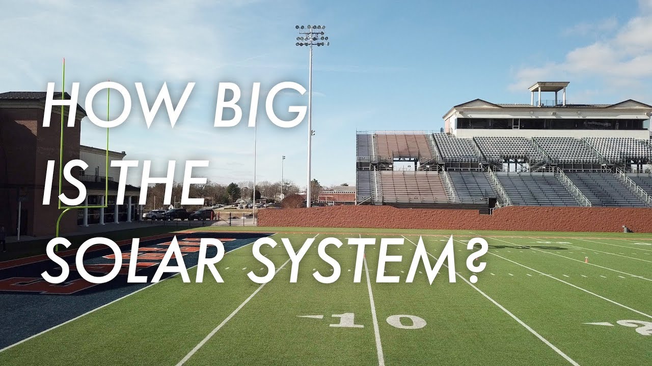 How Big Is The Solar System? (Football Field Model)