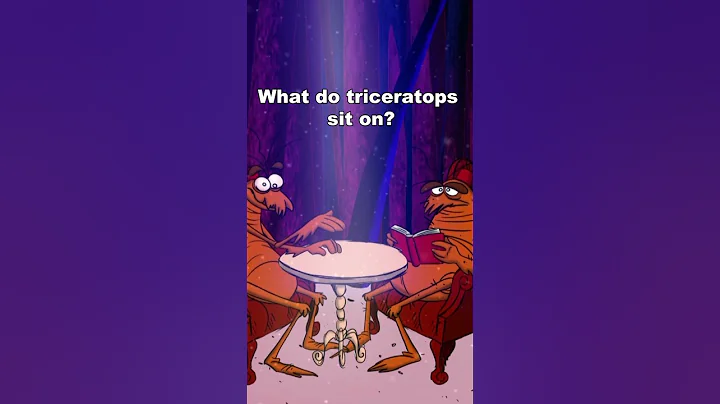 What do triceratops sit on?