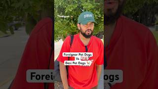 Foreigner Pet Dogs Vs Desi Pet Dogs