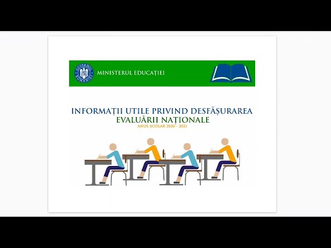 Ghid informativ: Evaluarea nationala la finalul clasei a VIII-a 2021