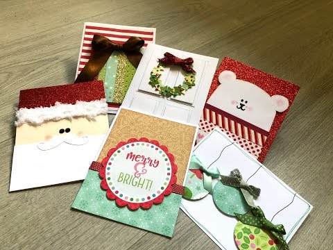 ESPECIAL NAVIDAD Tarjetas Súper fáciles y Súper bonitas