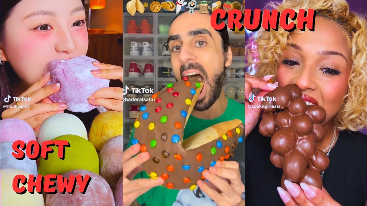 ASMR Chocolate Mukbang: Sticky Candy, Melty Chocolate & Sweet Chewing (TikTok Trends) 🔥🍫