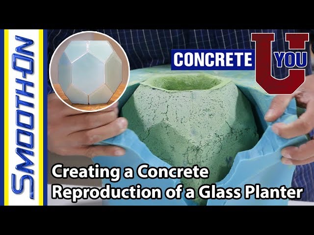 Creating a Concrete Reproduction of a Glass Planter