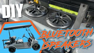 How To Install Bluetooth Speakers with No Radio | Easy Golf Cart Modification | Control With Phone!