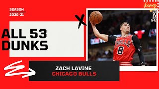 Zach LaVine ALL 53 Dunks From 2020-21 NBA Regular Season | King of NBA