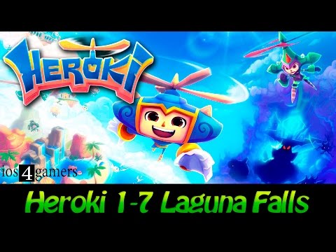 Heroki 1-7 Laguna Falls 100% Прохождение (100% Collectables)