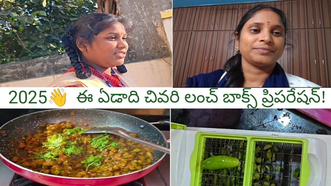 Vlog / ByeBye 2025👋/ ఈరోజు మా పిల్లల లంచ్ బాక్స్ రెసిపీ/ busy morning vlog...