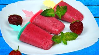 Strawberry Ice Cream Making Is Very Simple | Ice Cream Recipe in 1 minute