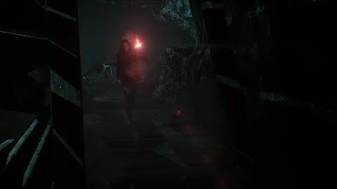 Until Dawn : The Wendigo Chasing Emily In The Mines