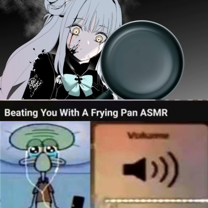 [Blue archive] Mika beating you with a frying pan ASMR