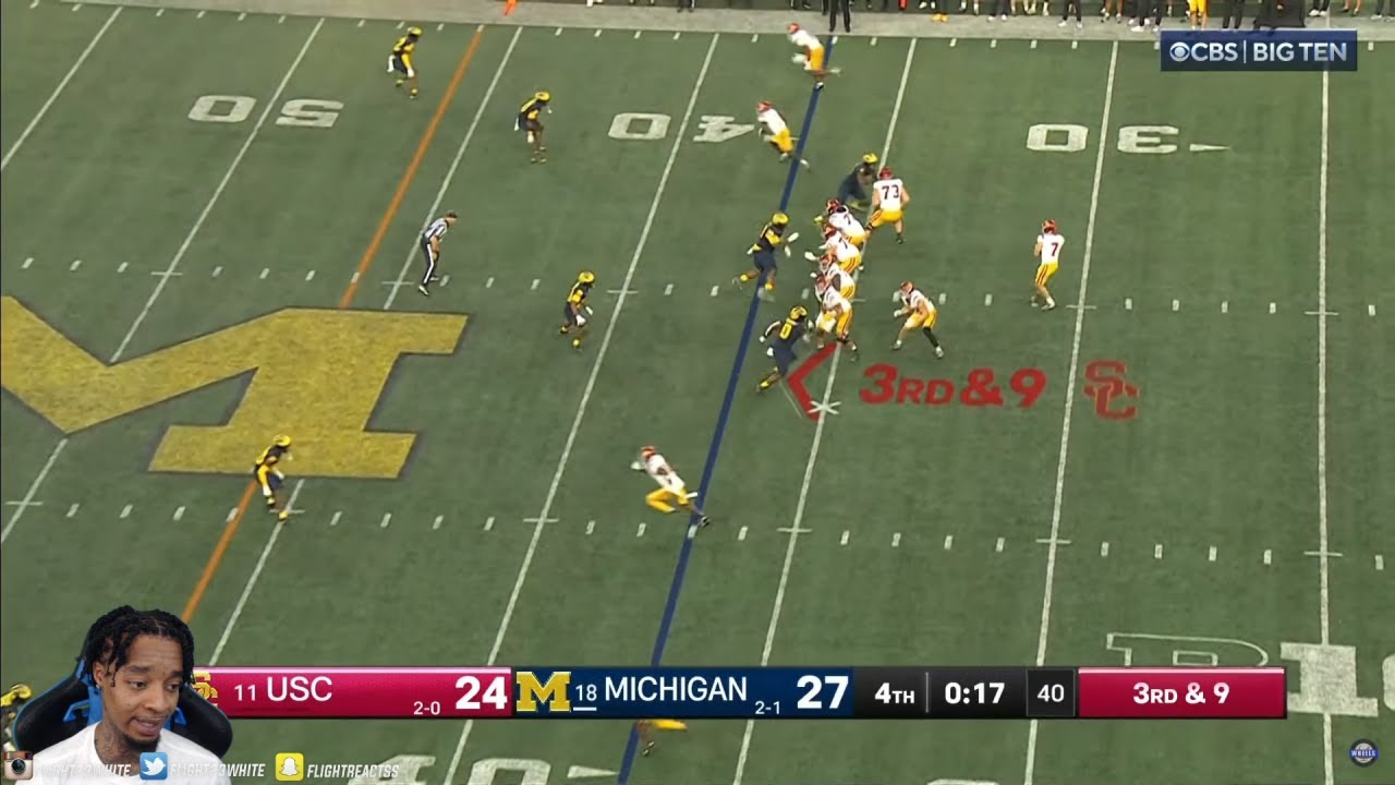 FlightReacts To #11 USC vs #18 Michigan | Full Game Highlights 2024!