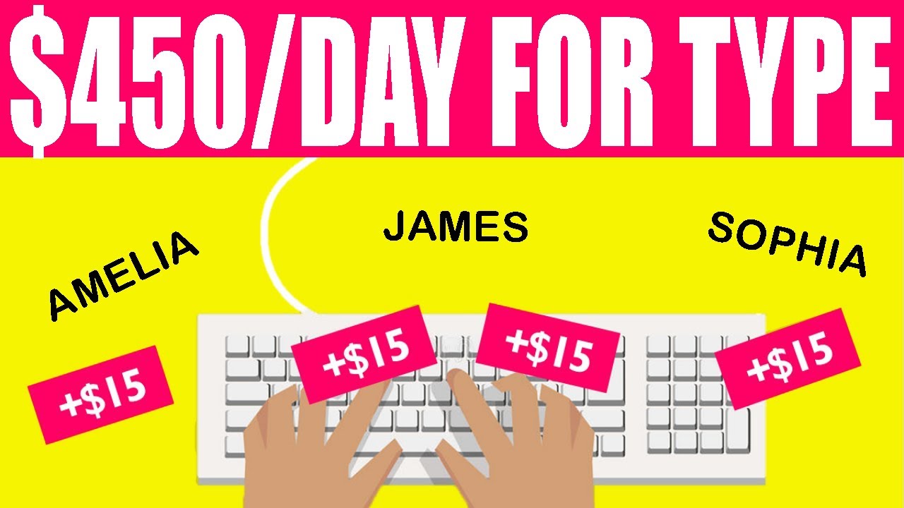 Earn $450+ Typing Names ($30 Per Page)  FREE Make Money Online | Profit