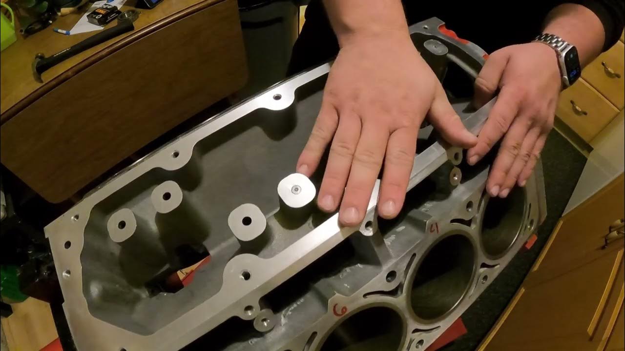 Ls oil galley plug off dod delete fast easy cheap method youtube