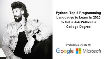 Python: Top 5 Programming Languages to Learn in 2020 to Get a Job Without a College Degree