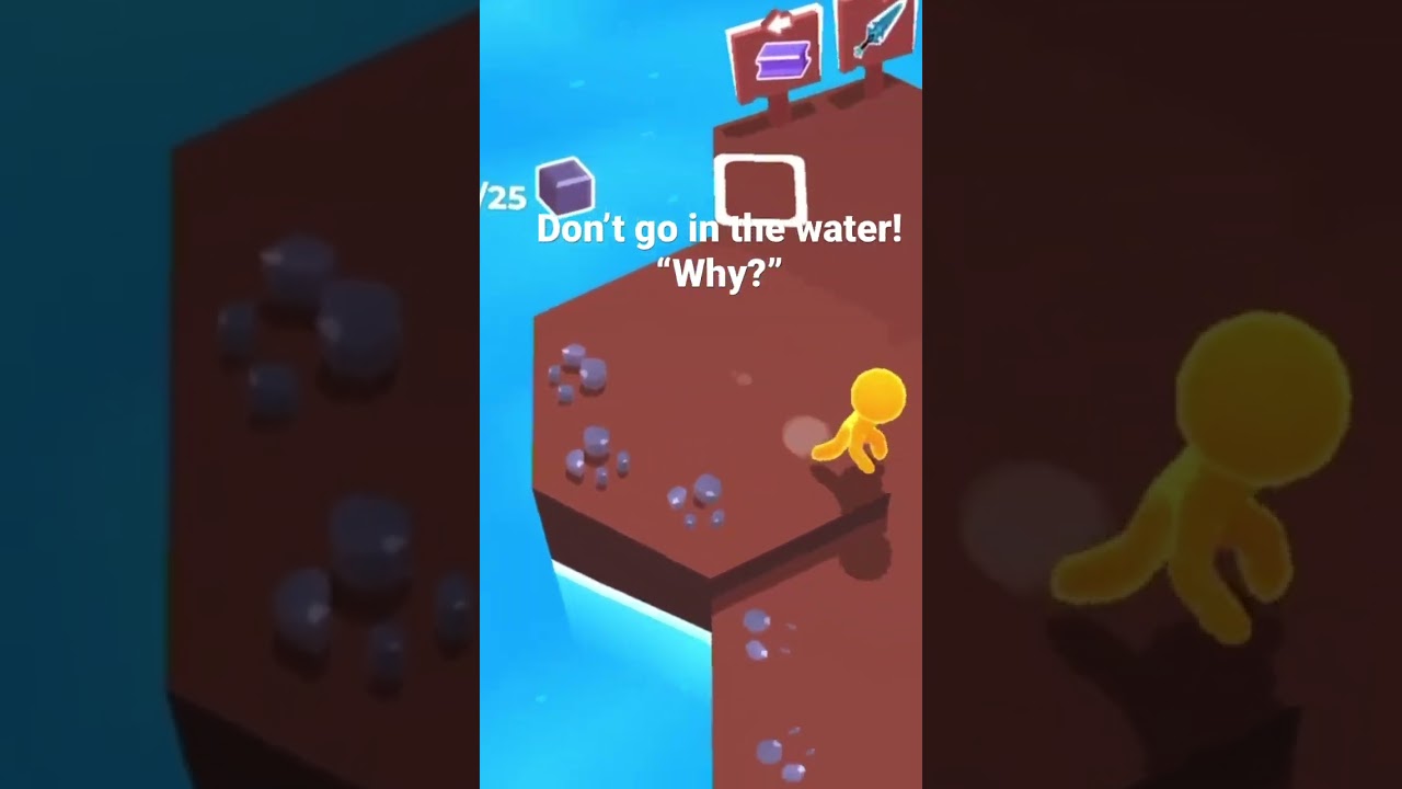 Don’t go in the water! My little universe!