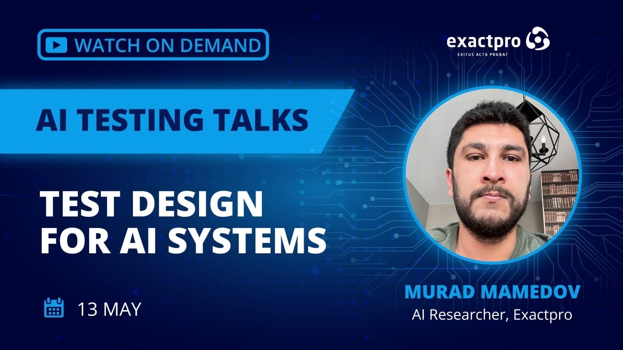 AI Testing Talks – Test Design for AI Systems