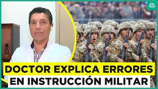 Doctor experto en alturas explica los errores cometidos en la instrucción militar de Putre