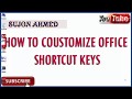 How to Customize Office Shortcut Keys