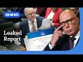 Anthony Albanese tables leaked Liberal election review in parliament | ABC NEWS