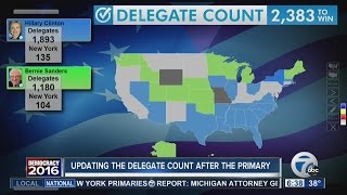 Updating the delegate count after the NY primary