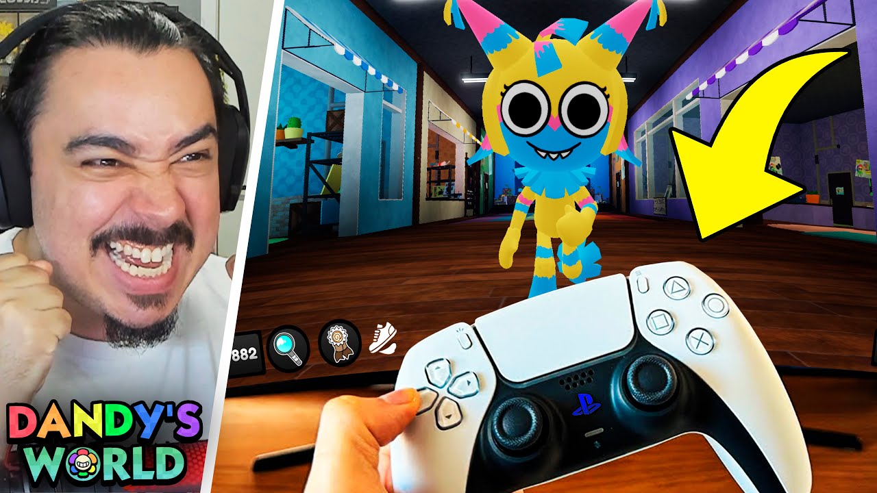 JOGUEI DANDYS WORLD PELO PLAYSTATION 5!! | DANDY'S WORLD - ROBLOX