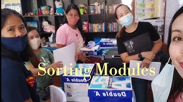 Sorting of the  modules