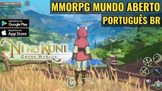 SAIU! NOVO MMORPG MUITO LINDO EM PORTUGUÊS COM MUNDO ABERTO! NI NO KUNI CROSS WORLDS | DOWNLOAD screenshot 5