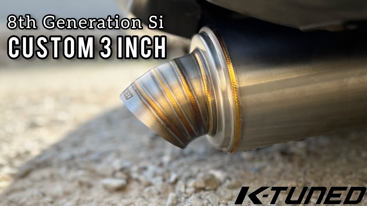 EVERY 8th Generation Civic Si NEEDS A 3 Inch Exhaust - YouTube