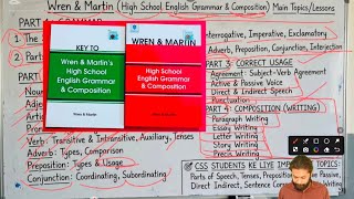 Wren &amp; Martin English Grammar Lecture 1 | Complete Course for Beginners | CSS 2026-27