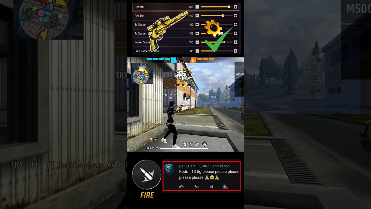 Secret 1vs4 Clutch Sensitivity ⚙️✅ Best sensitivity Setting || Free Fire 🔥