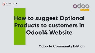 How to Suggest Optional Products to Customers | Odoo 14 Community