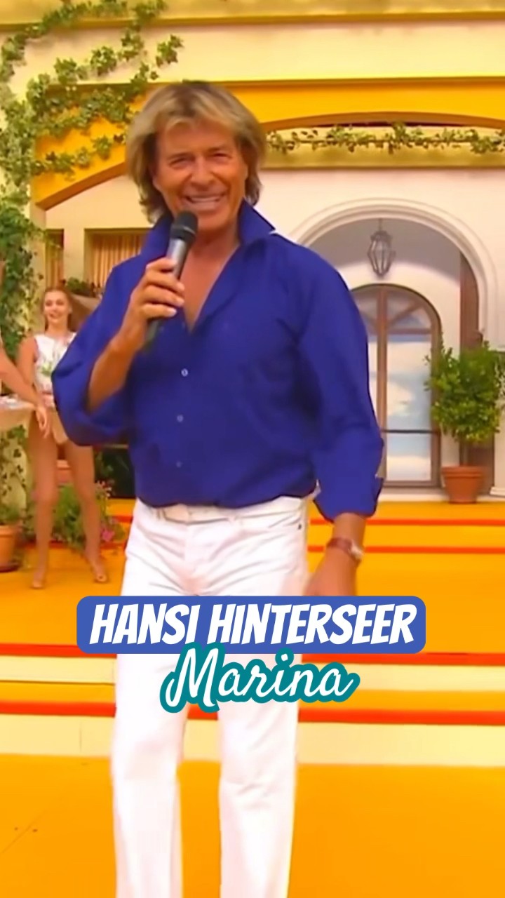 Hansi Hinterseer - Marina | ZDF-Fernsehgarten