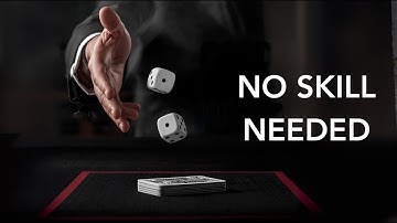 Self-Working Card Trick with Dice! (Easy Magic Tutorial)