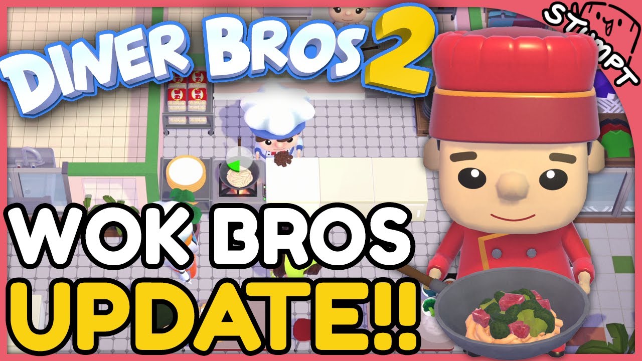WE'RE MAKING MALL FOOD!! - Diner Bros 2 (Wok Bros Update)
