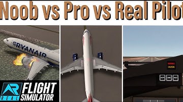 Noob vs Pro vs Real Pilot (Taxi and takeoff RFS)