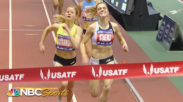 Ostrander's dramatic kick steals Millrose 3000m ti...