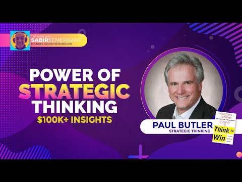 Paul Butler의 전략적 사고력 (80/20 규칙) 및 비즈니스 전략 #strategy #shopify