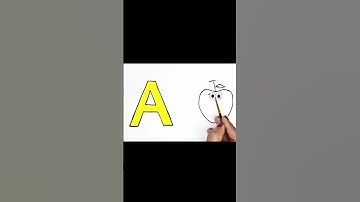 a drawing #satisfyingvideo  #art   #shortsfeed  #drawing  #shorts  #abcd #alphabet #easydrawing