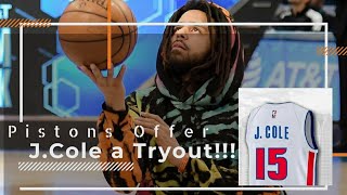 Detroit Pistons Offers J.Cole a Opportunity To Tryout For The Team!!!