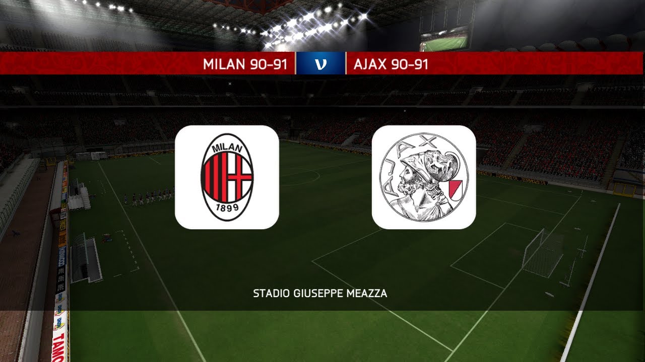 FiFA 14. Champions League 1990/91.League stage 32 team. For Italy club. 1/4. Milan - Ajax