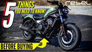 5 Things You Need To Know BEFORE Buying: Honda Rebel 500