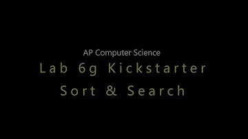 APCS: Lab6g Searching and Sorting an Integer List [Selection Sort & Binary Search]