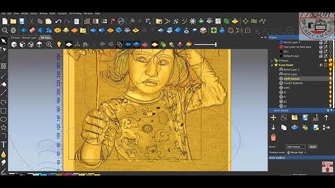 Beginners Image to 3D face Plain/Bas relief Creation Step by step Guide in Artcam #image to 3D Face