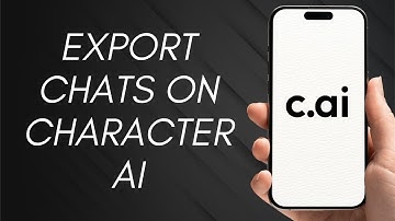 How Can You Export The Chats On The Character AI
