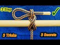 How to tie a beautiful hidden knot ropeknots