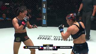 Hard-Fought Women’s MMA Brawl 🔥 Denice Zamboanga vs. Noelle Grandjean