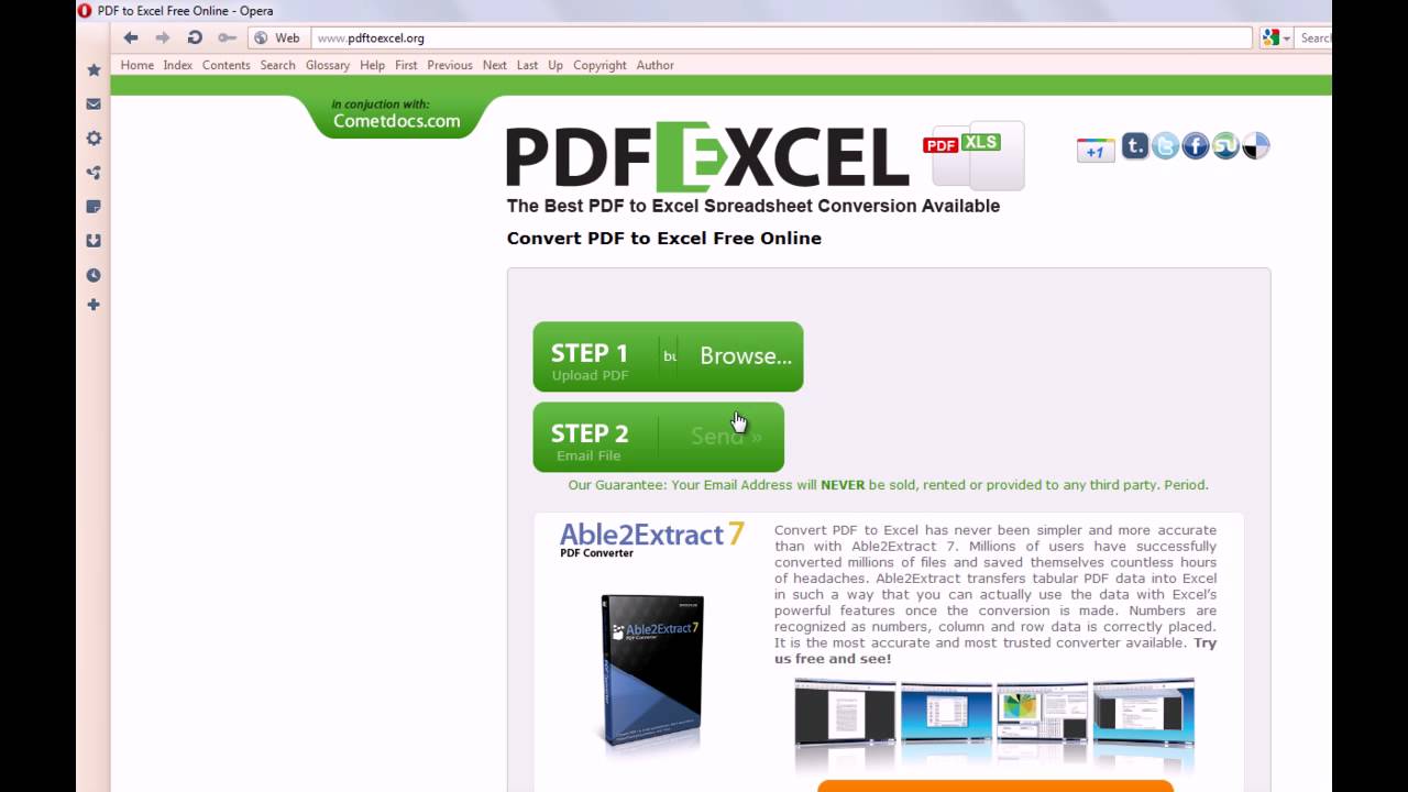 online excel to pdf converter to excel