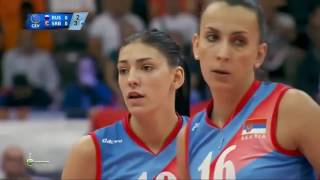 2015 Women EuroVolley Serbia VS Russia Volleyball European Semi Final