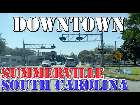 Summerville - South Carolina - 4K Downtown Drive