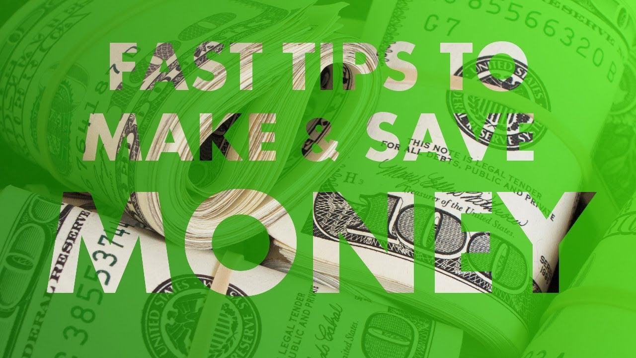 save the world USEFUL TIPS on how to make and save MONEY